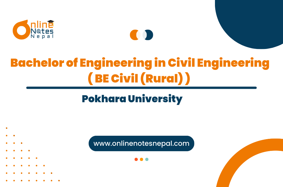 BE Civil (Rural) - Bachelor of Engineering in Civil Engineering (Rural)