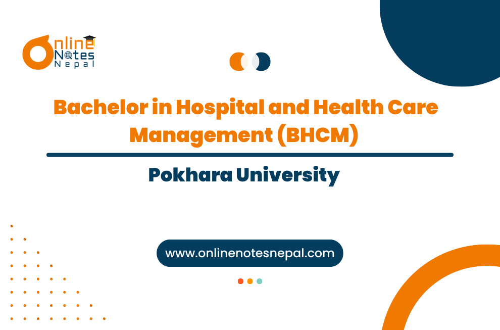 BHCM - Bachelor in Hospital and Health Care Management