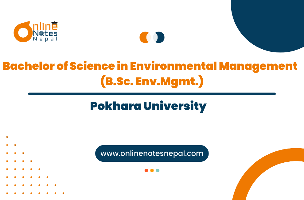 B.Sc. Env.Mgmt. - Bachelor of Science in Environmental Management