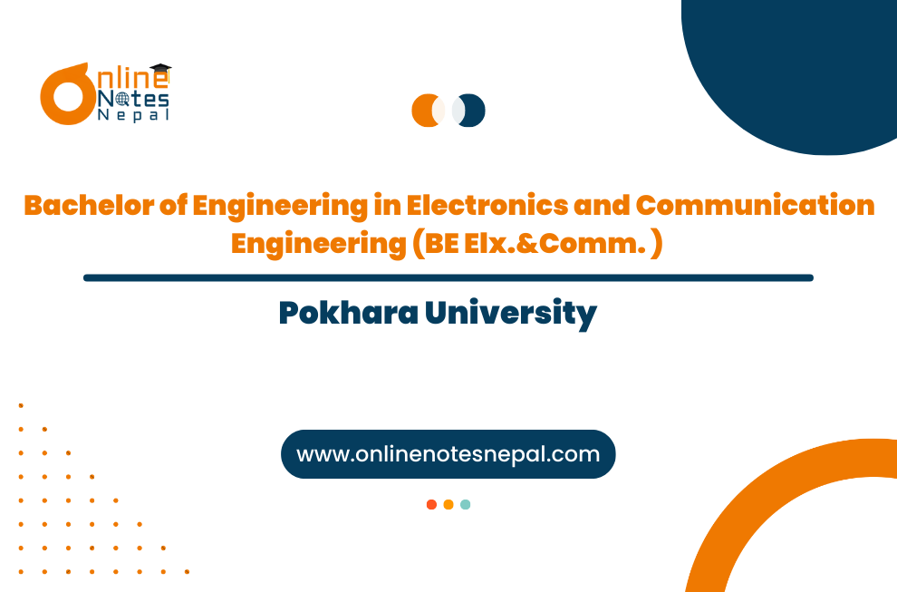 BE Elx.&Comm. - Bachelor of Engineering in Electronics and Communication Engineering