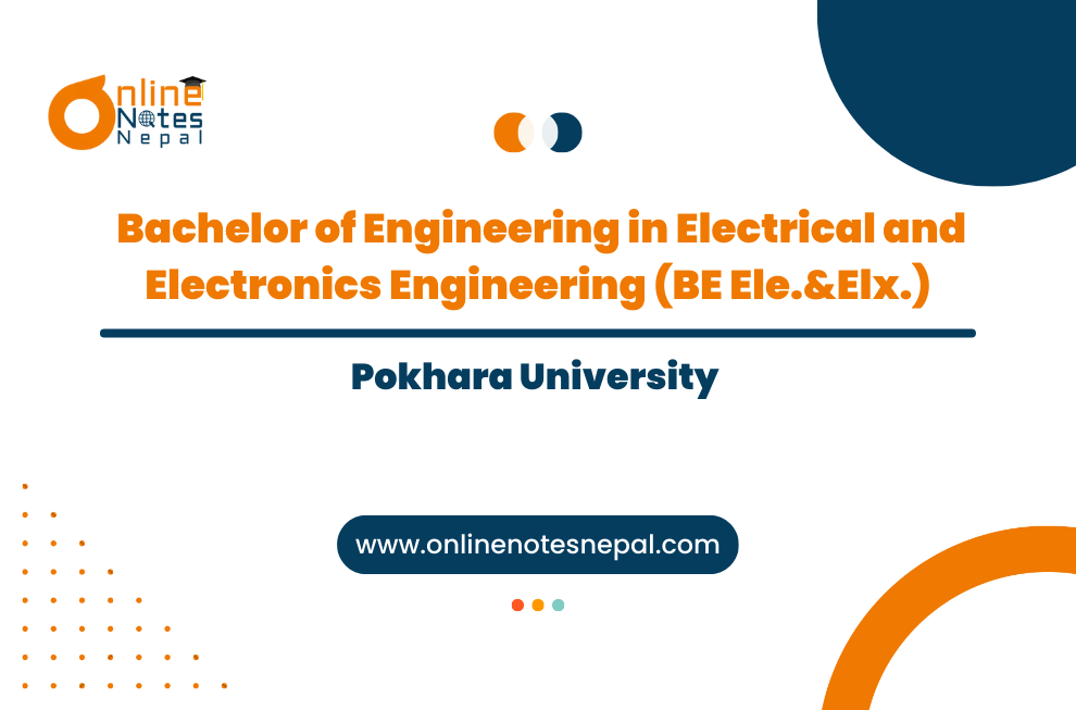 BE Ele.&Elx. - Bachelor of Engineering in Electrical and Electronics Engineering