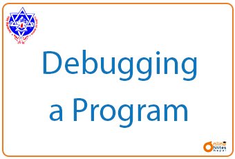 Debugging a Program || C programming || BCIS