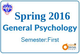 General Psychology | Spring,2016 | BCIS photo