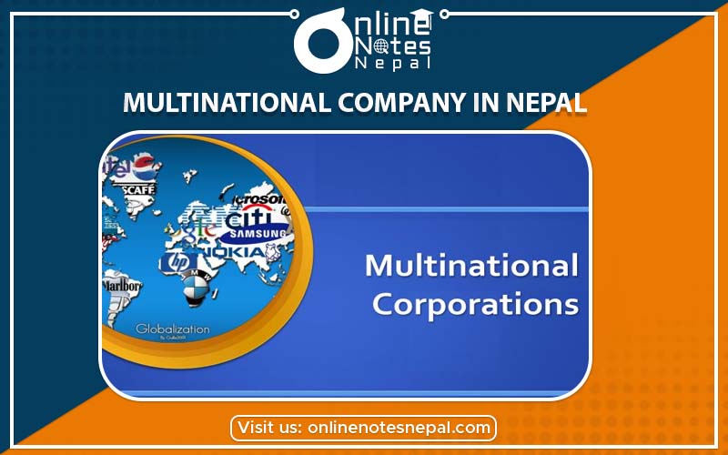 Multinational Company in Accountancy of Grade-9, Reference Note