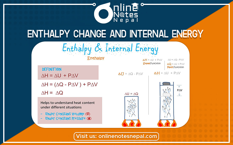 Enthalpy Change and Internal Energy in Grade 12