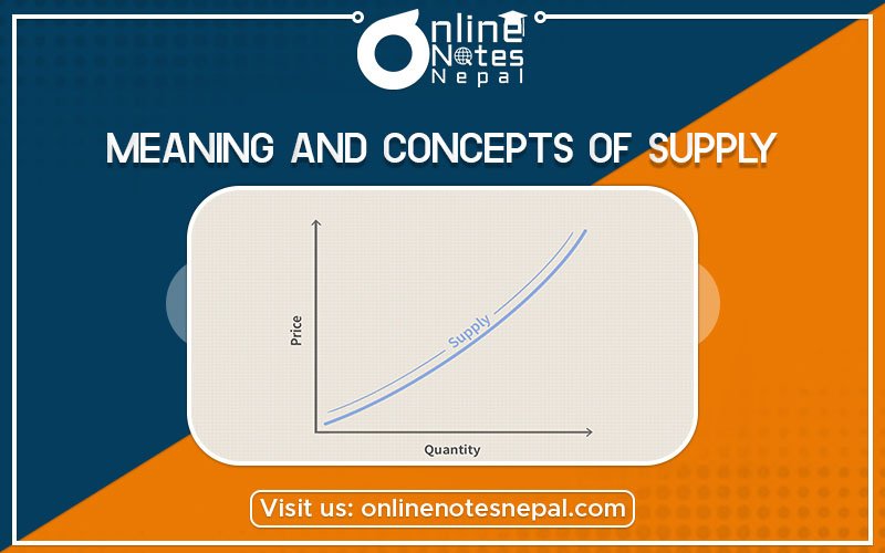 Meaning and Concepts of Supply Photo