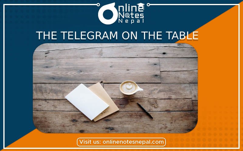 Four Levels of The Telegram On the Table  photo