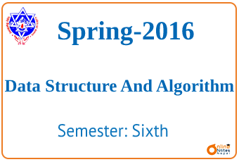 Spring, 2016 -Data Structure And Algorithm - Old Question- BCIS Seventh ...