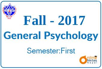 General Psychology | Fall,2017 | BCIS photo
