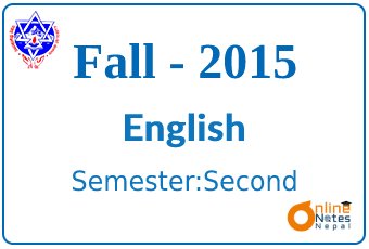 Fall 2015 | English | BBA photo