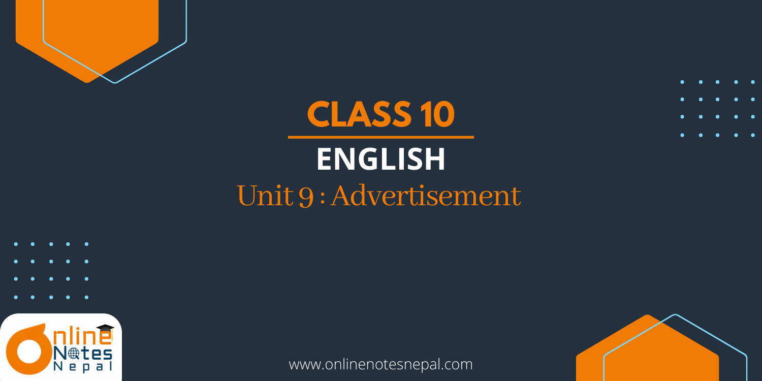 Unit 9: Advertisement Photo